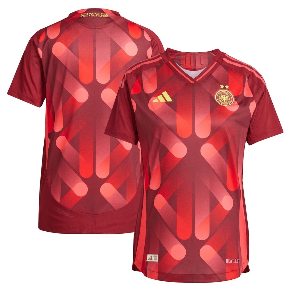 adidas Red Graphic Germany Football Polo Shirt